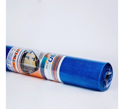 Сетка. фасадная SD-GLASS Professional, 5х5, 160 гр/м. кв., 1х50м, синяя